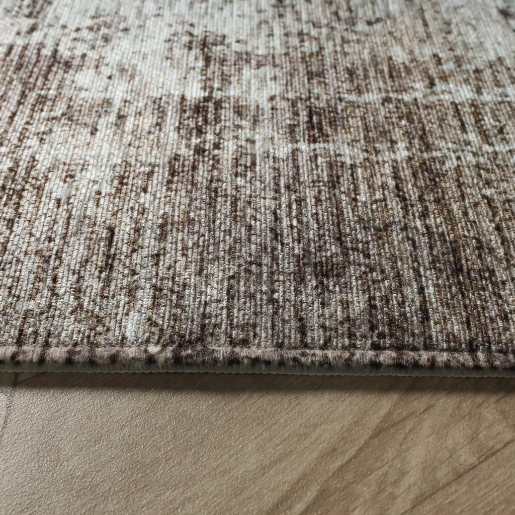 Abstrakter Teppich - Rusty Taupe