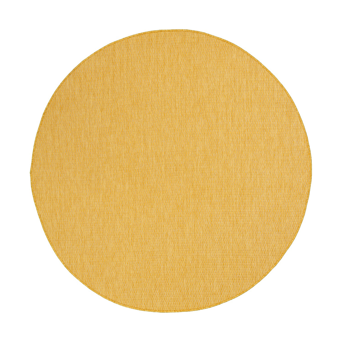 Round Outdoor Rug - Costa Ochre Yellow