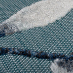 Balcony rug - Plazo Willow Blue