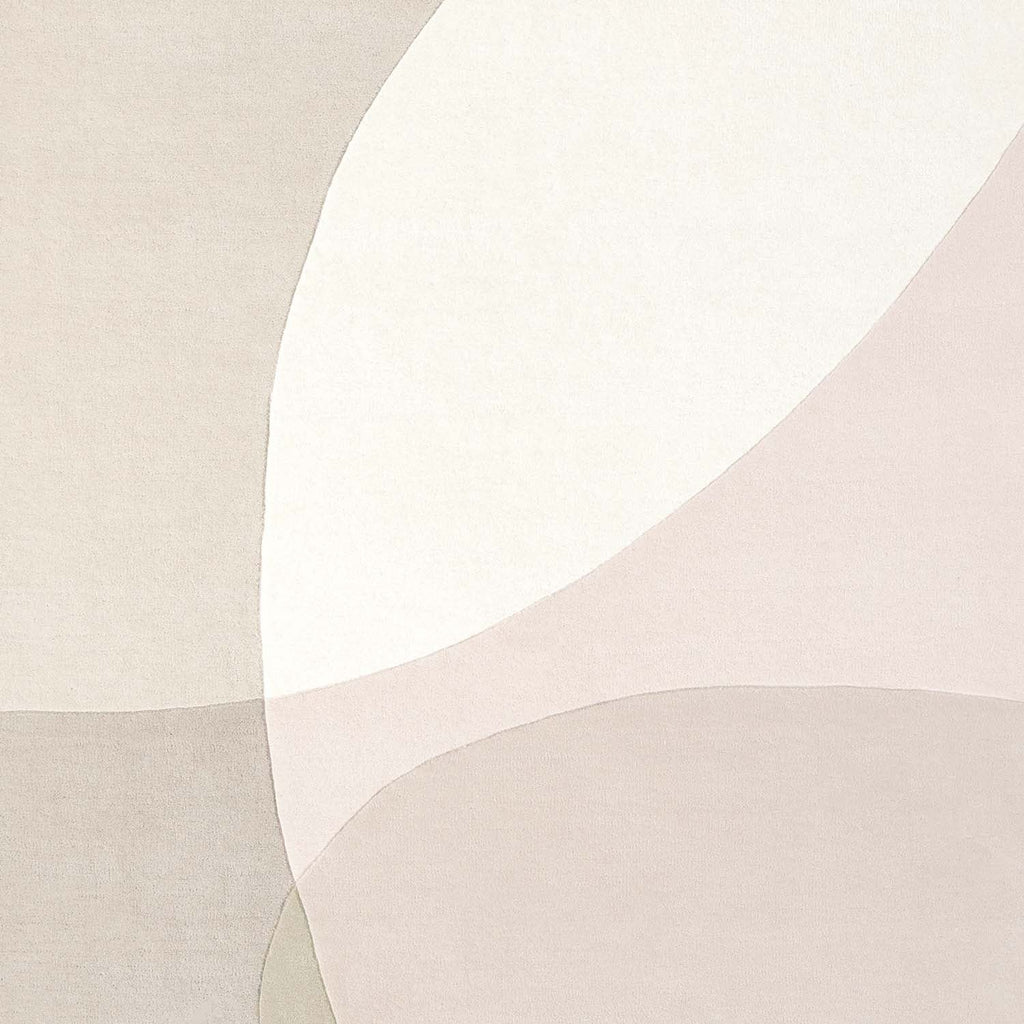 Organic floor rug - Shades White/Cream 100