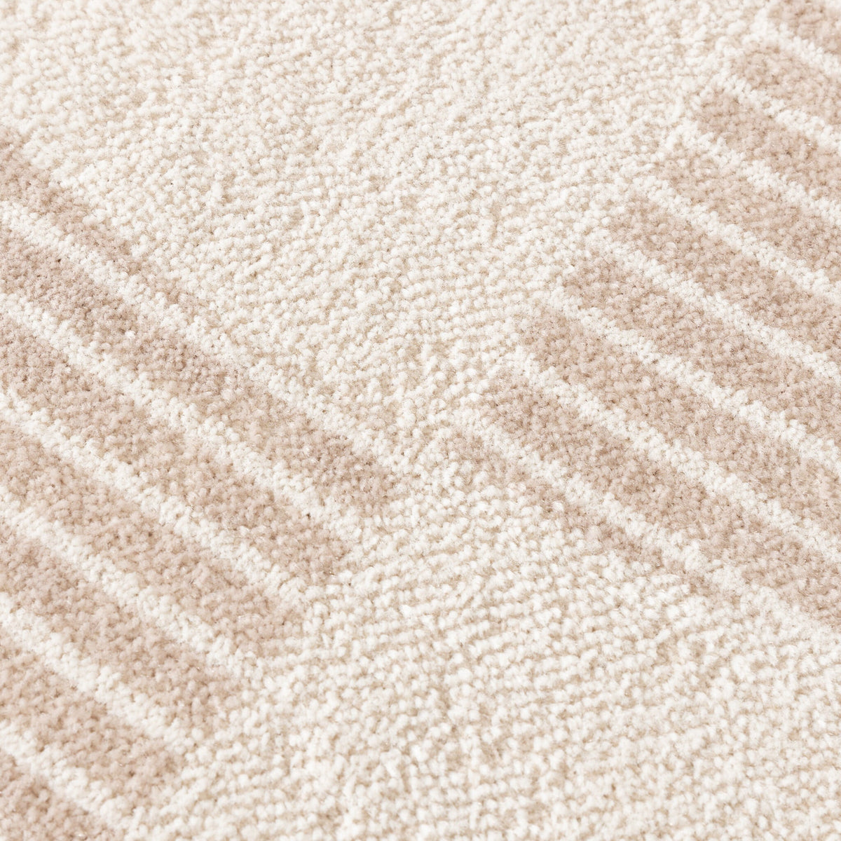 Round Japandi Rug - Aurora Shapes Beige