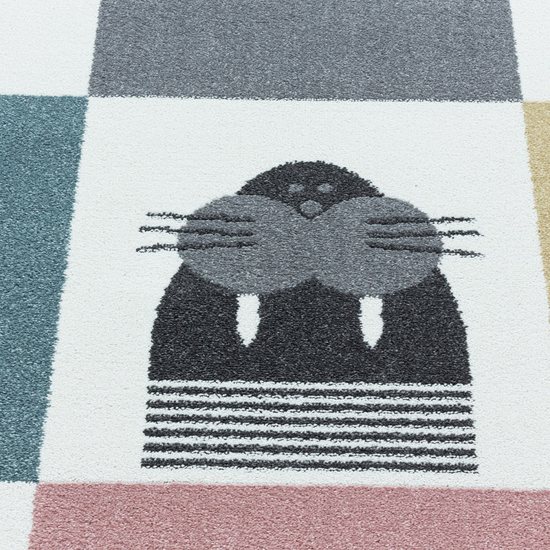 Children's Floor Rug - Fleurtje Animals Multicolor