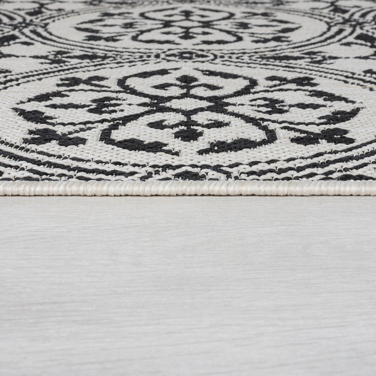 Outdoor runner - Varano Casablanca Black/White