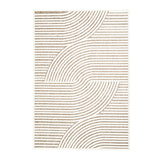 Modern Rug - Nori Curves White/Taupe