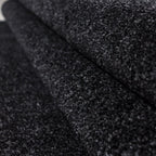 Round low-pile floor rug - Asa Anthracite