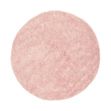 Round High Pile Rug - Lofty Pink