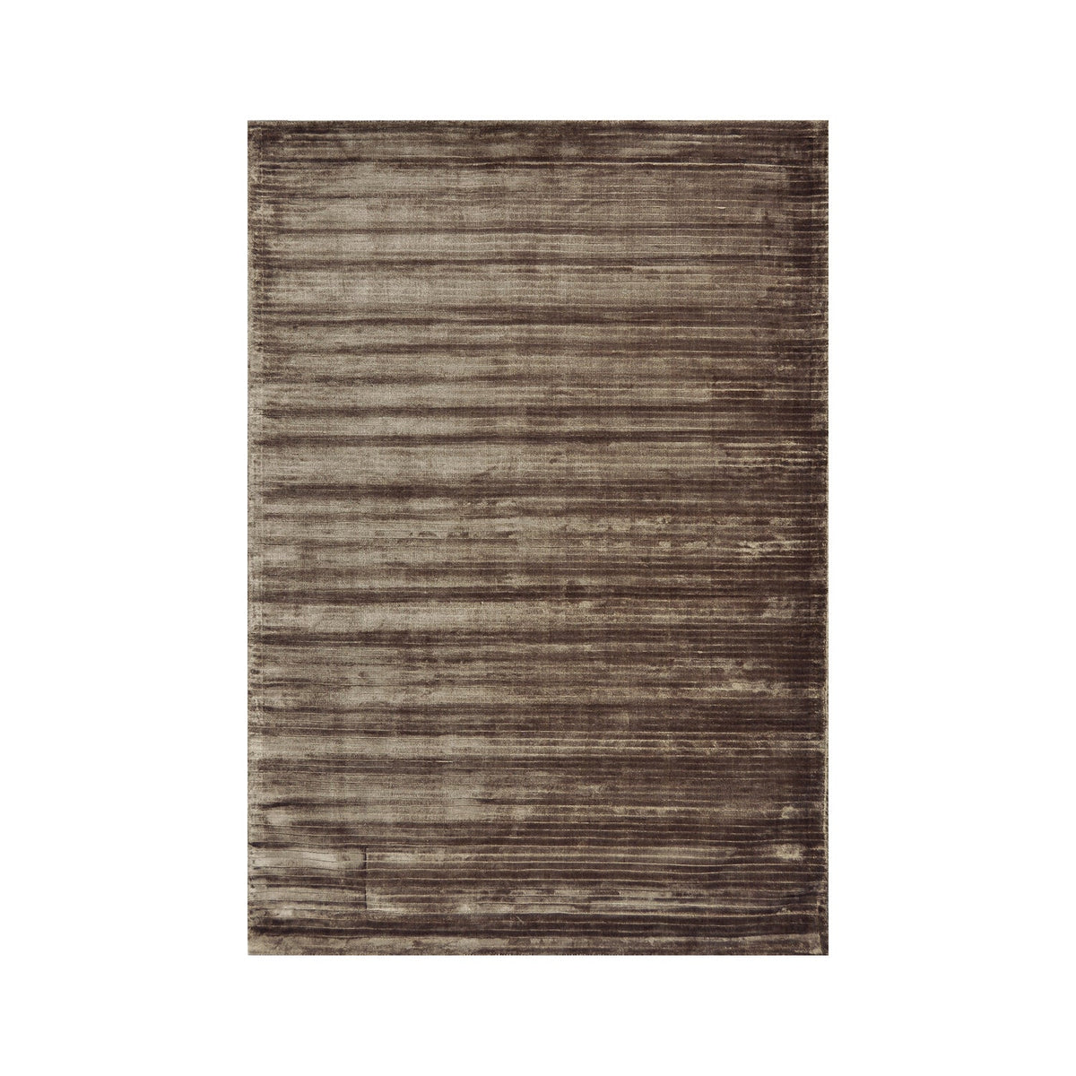 Viscose floor rug - Remi Brown