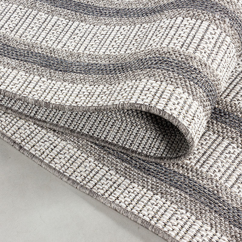 Jute Outdoor Rug - Aruba Double-Edge Creme