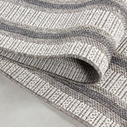 Jute Outdoor Rug - Aruba Double-Edge Creme