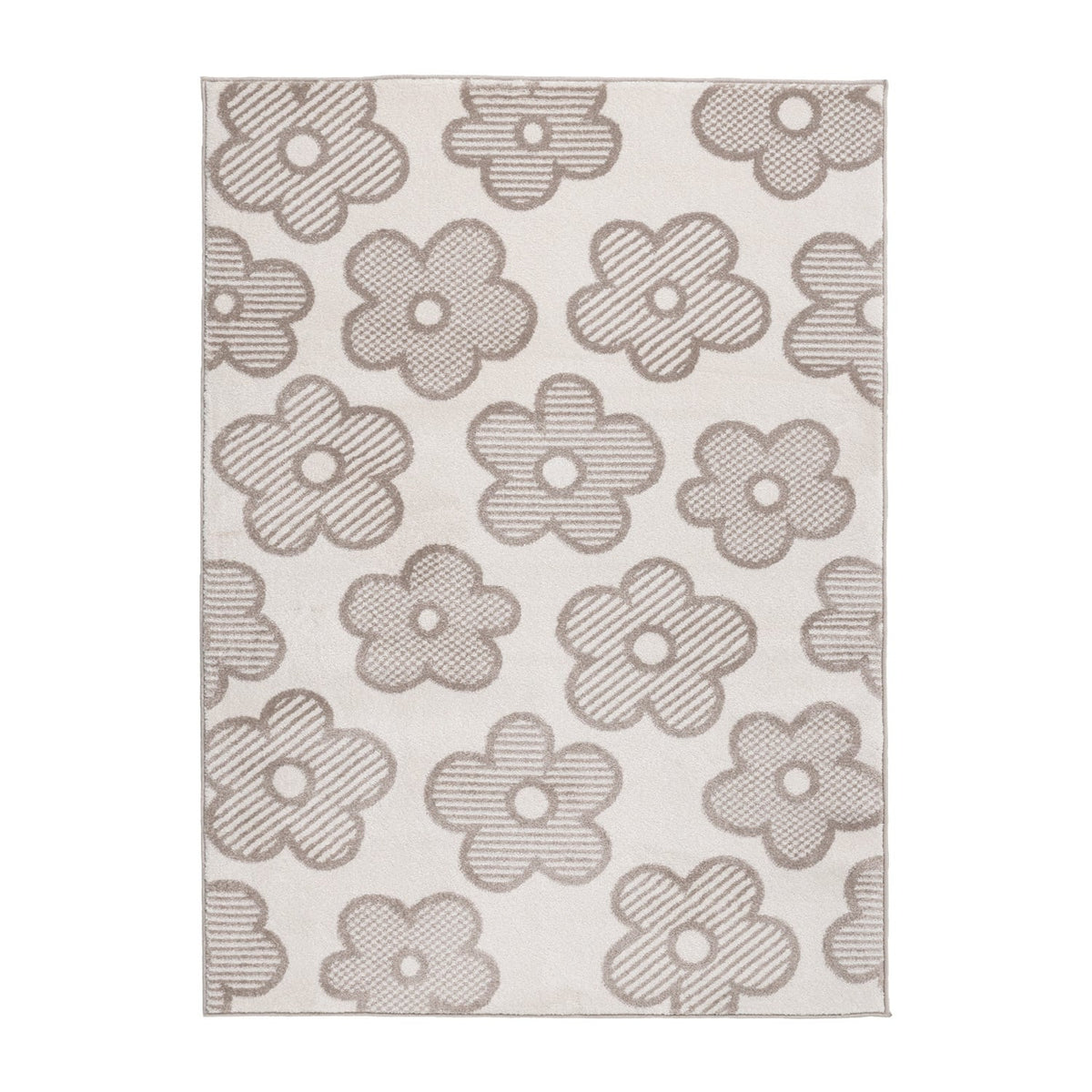 Kids Room Rug - Bowie Flower Cream