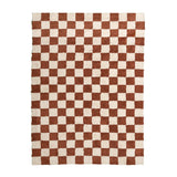 Retro Rug - Gambit Brown/White