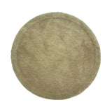 Round rug - Isara Border Olive Green