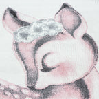 Children's floor rug - Bambi Deer Pink