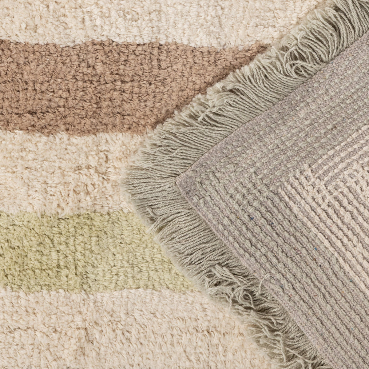 Washable kids rug - Milo Green