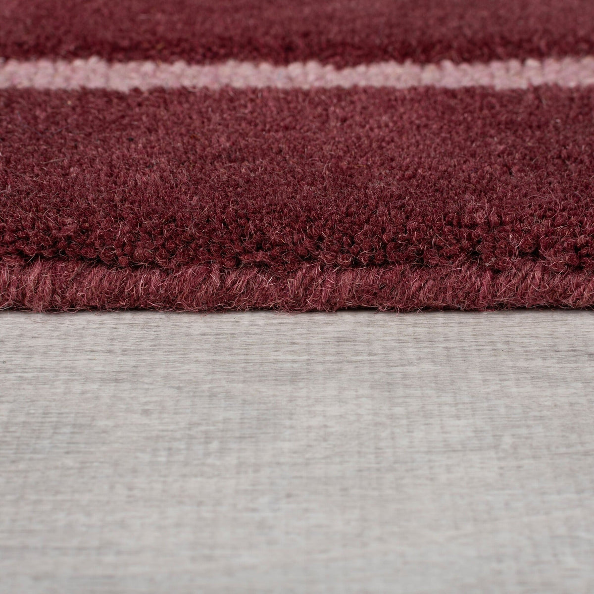 Graphic floor rug - Silco Ombre Red
