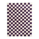 Retro Rug - Gambit Purple/White