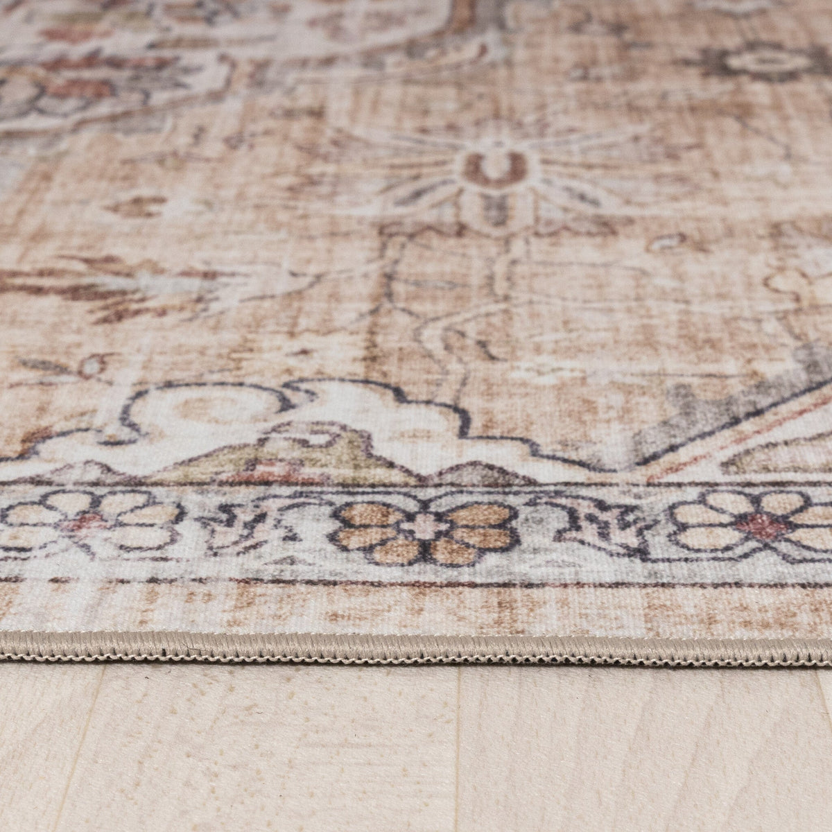Oriental Rug - Leyla Medallion Taupe