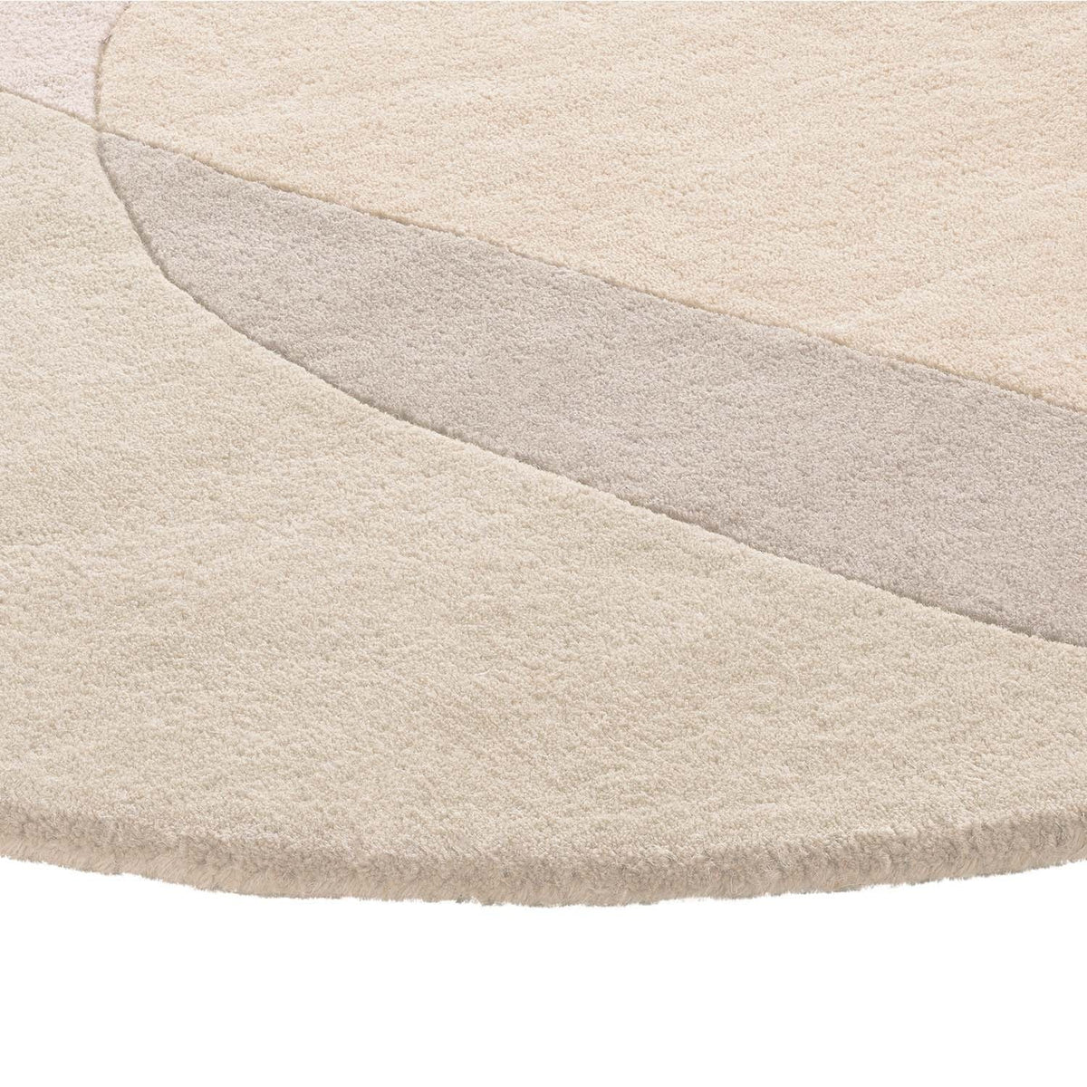 Organic floor rug - Shades White/Cream 100