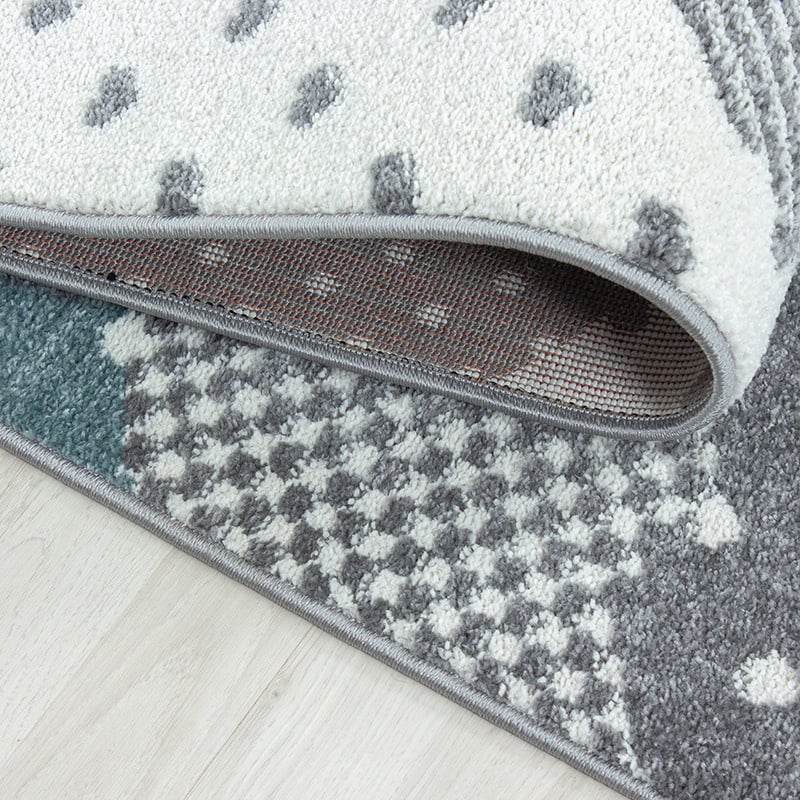 Children's Area Rug - Bambi Clouds Blue