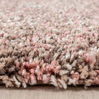 High-pile floor rug - Enjoy Rose