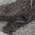 High pile floor rug - Tuggy Taupe