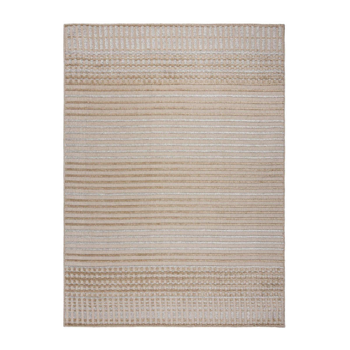 Washable floor rug - Elto Stripe Beige