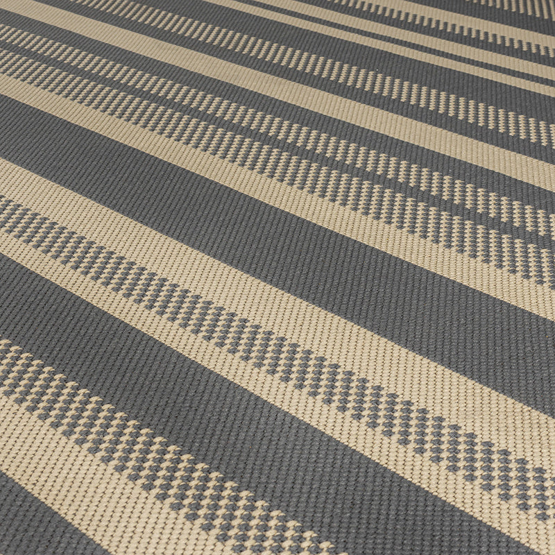 Retro Outdoor Rug - Floreno Noto Grey