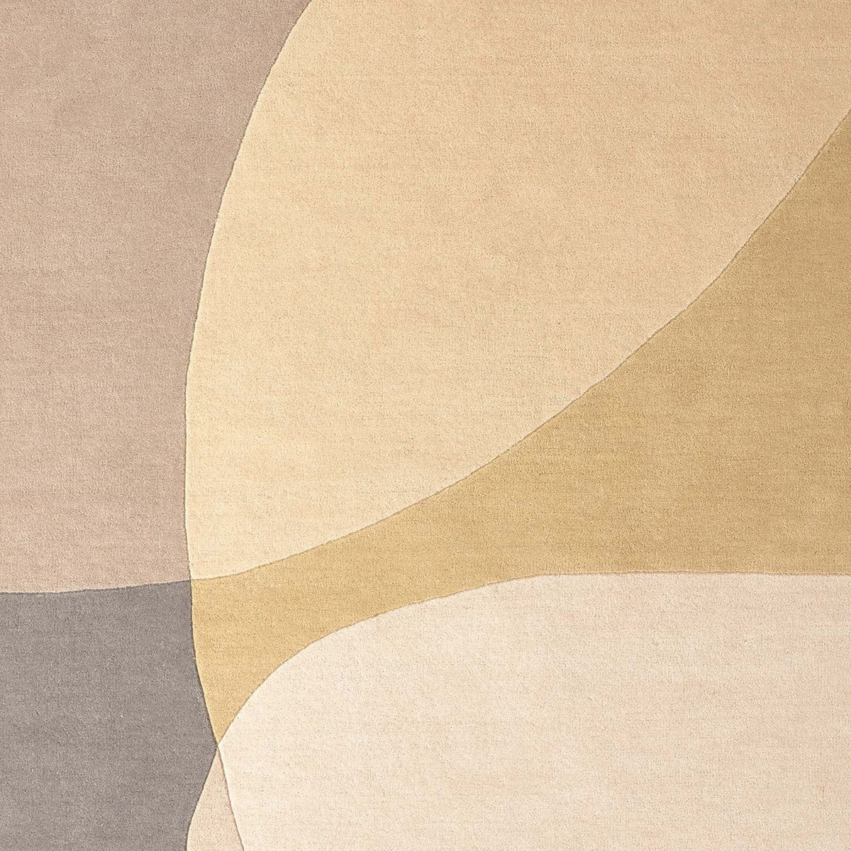 Wool floor rug - Shades Cream/Beige 020