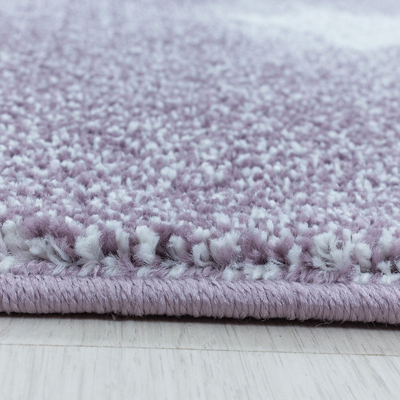 Children's floor rug Unicorn - Fleurtje Purple