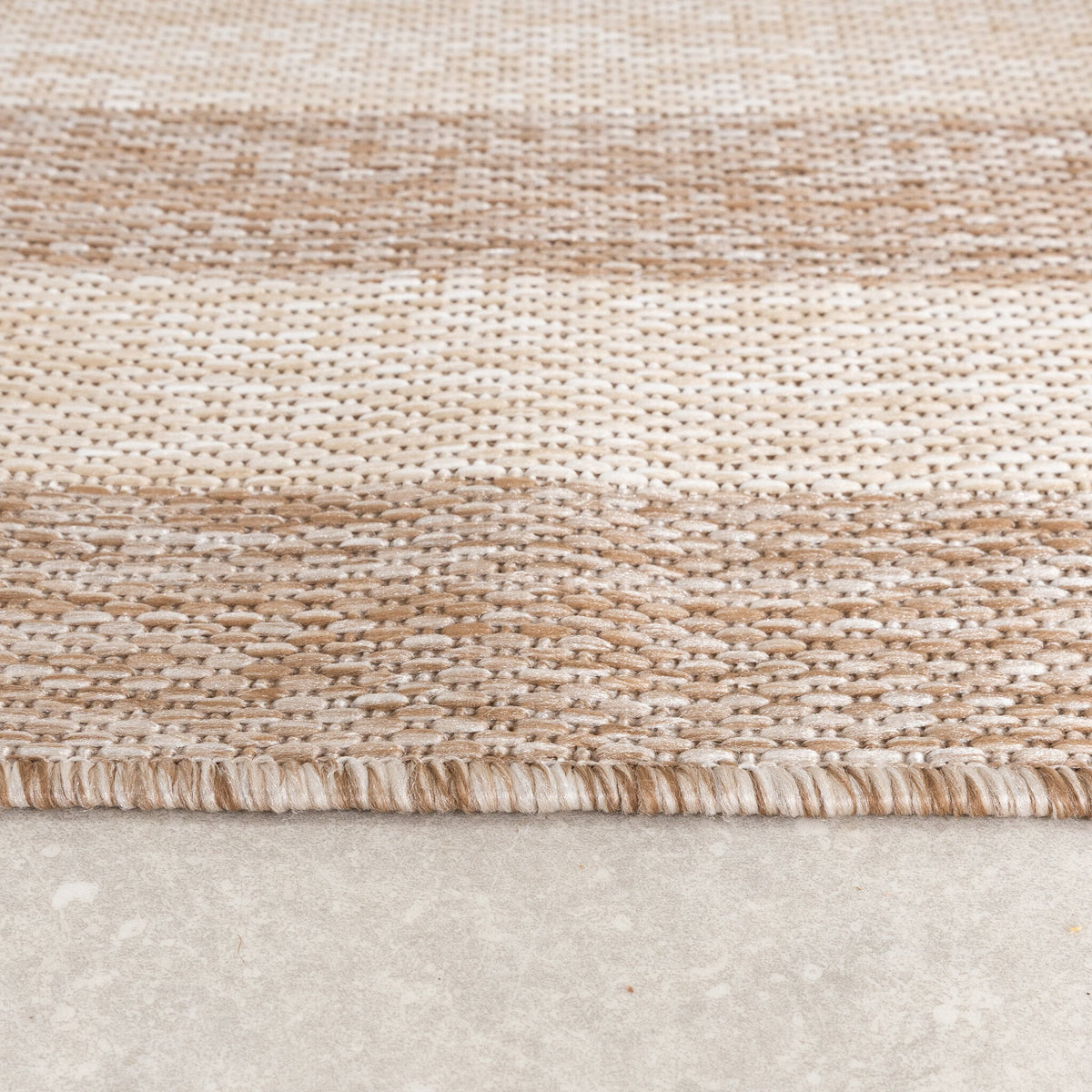 In- & Outdoor Rug – Sierra Frame Beige/Cream