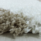 Round High Pile Floor Rug - Tuggy Beige