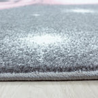 Children's Floor Rug - Bambi Bear Pink