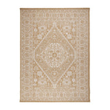Jute Outdoor Rug - Daisy Medaillon White