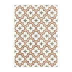 Geometric outdoor rug – Mosaic Clover Green