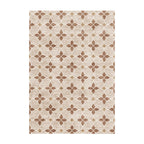 Geometric outdoor rug – Mosaic Dot Terracotta