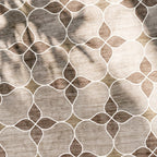 Geometric outdoor rug – Mosaic Dot Terracotta