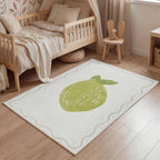 Washable children's rug - Mick Lime Green