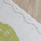 Washable children's rug - Mick Lime Green