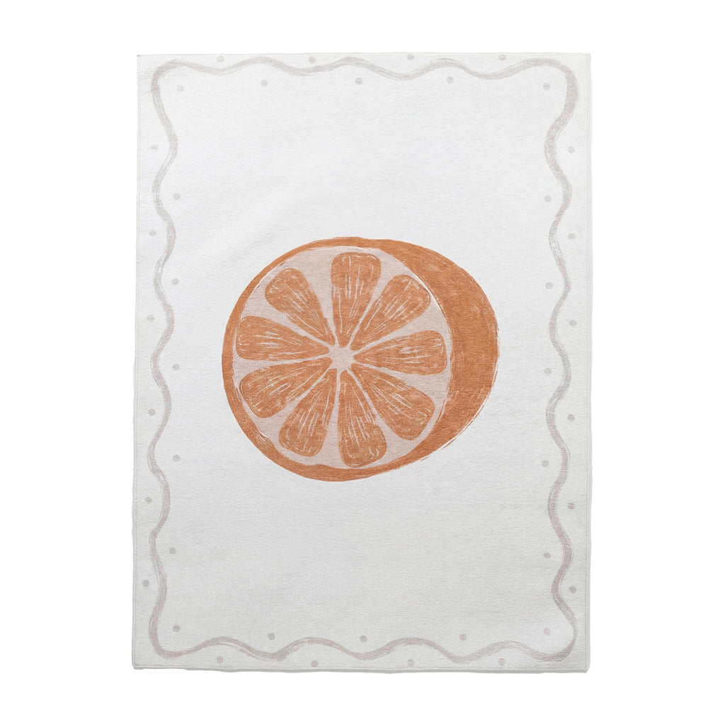 Washable children's rug - Mick Orange