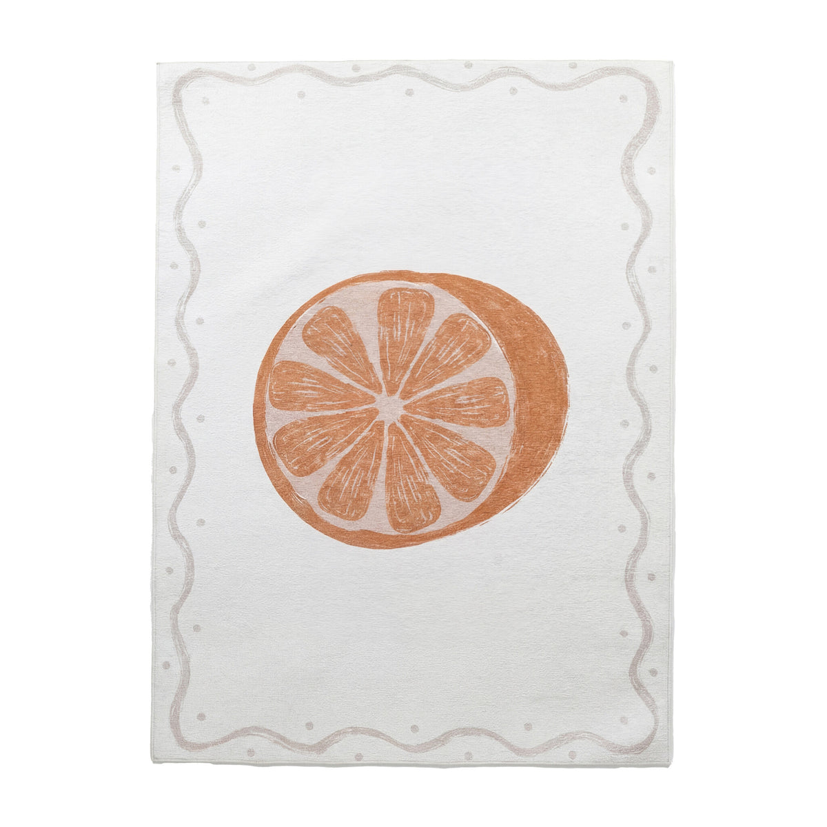 Washable children's rug - Mick Orange