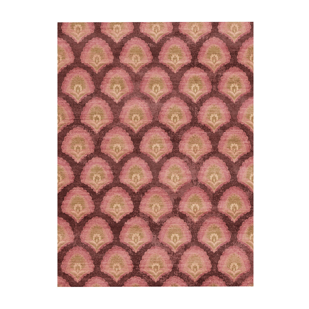 Vintage rug - Sage Pattern Red