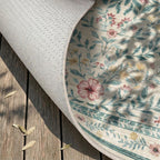 Vintage outdoor rug - Luana Green