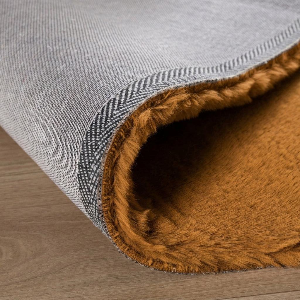 Weicher Hochflor-Teppich - Comfy Supreme Ockergelb
