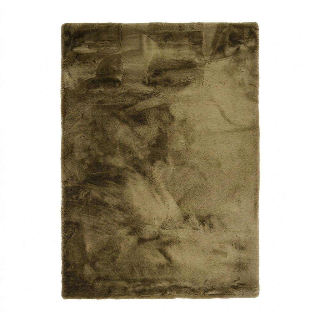 Soft High Pile Rug - Comfy Supreme Olive Green