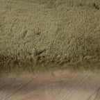 Soft High Pile Rug - Comfy Supreme Olive Green
